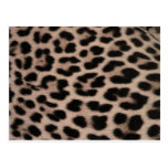 Fondo de la piel del leopardo postales