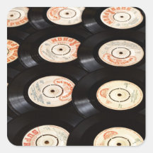 Fondo de los discos de vinilo etiqueta