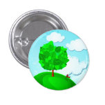 Fondo del árbol, botón pins
