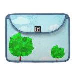 Fondo del árbol, manga de Macbook Funda Para Macbooks