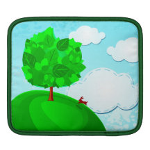 Fondo del árbol, manga del iPad Manga De iPad