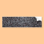 Fondo del arroz púrpura negro pegatinas de parachoque