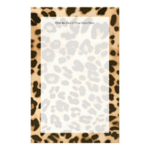 Fondo del estampado leopardo  papeleria de diseño
