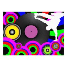 Fondo del fiesta invitación