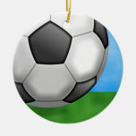 Fondo del fútbol ornamentos para reyes magos