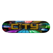 Fondo del monopatín de la ciudad