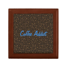 Fondo Giftbox de los granos de café Cajas De Joyas