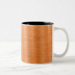 Fondo ondulado de cobre pulido de la textura taza