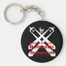 Fondo químico de la oscuridad del areTerrorism de  Llaveros Personalizados