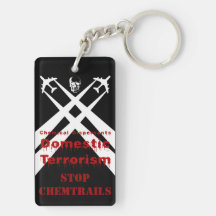 Fondo químico de la oscuridad del areTerrorism de  Llavero