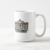 Fontana di Trevi: Fuente del Trevi: modelo 3D: Taza