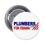 Fontaneros para Obama 2008 Pins