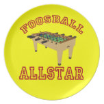 Foosball Allstar Plato Para Fiesta