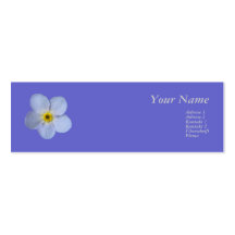 Forgetmenot /Vergissmeinnicht Visitenkarten