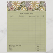 Forma de orden floral de la diversión tarjetas publicitarias