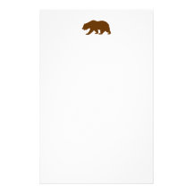 Forma del oso  papeleria de diseño