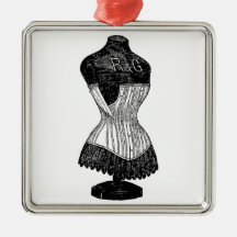 Forma del vestido del corsé del vintage ornamento de reyes magos
