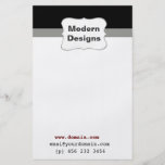 Forma simple elegante llana de los diseños moderno tarjetas publicitarias
