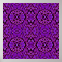 Formas abstractas púrpuras impresiones