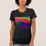 Formas de la pendiente de la diversión camiseta