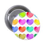 Formas del corazón pins