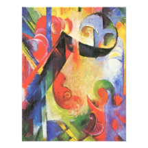Formas quebradas de Franz Marc aka Zerbrochene For Invitaciones Personalizada