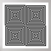 Formas simétricas de Op. Sys. 08 del arte solament Posters