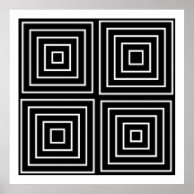 Formas simétricas de Op. Sys. 09 del arte solament Posters