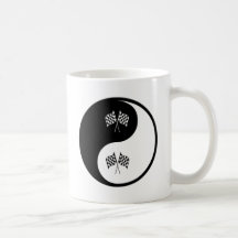 Fórmula 1 de Yin Yang Taza De Café