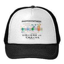 Fórmula de la fotosíntesis (sustancia química) gorra