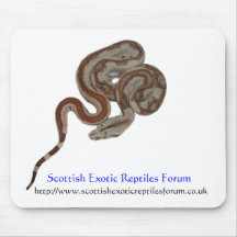 Foro exótico escocés MouseMat de los reptiles Tapete De Ratón