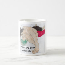 foro punky raro del artista taza