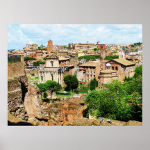 FORO ROMANO Italia - ruinas de la foto de Roma Posters