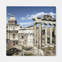 Foro romano, Roma, Italia Imán De Frigorífico