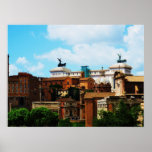 Foro romano, Roma - panorámica Poster
