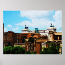 Foro romano, Roma - panorámica Poster