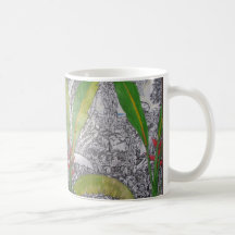 Forrest negro II Tazas