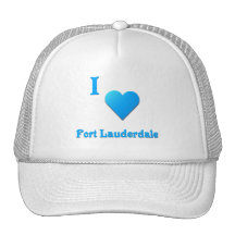 Fort Lauderdale -- Azul de cielo Gorro De Camionero