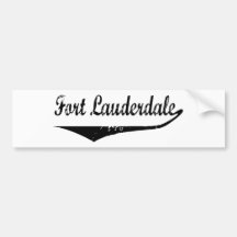 Fort Lauderdale Etiqueta De Parachoque