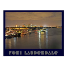 Fort Lauderdale, la Venecia de las Américas Tarjeta Postal
