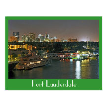 Fort Lauderdale, la Venecia de las Américas Tarjetas Postales