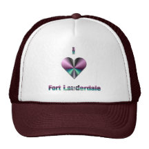 Fort Lauderdale -- Púrpura y turquesa Gorro De Camionero