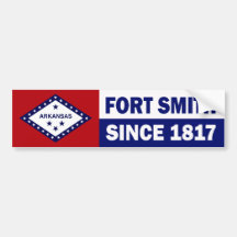 Fort Smith, Arkansas desde 1817 Etiqueta De Parachoque