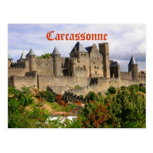 Fortaleza de Carcasona en Francia Postal