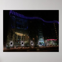 forte del rocco de la noche de Abu Dhabi Posters