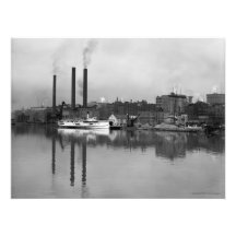 FOTO 1910 del VINTAGE de Toledo, costa del OH