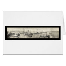 Foto 1911 de USS Maine La Habana Cuba Felicitación