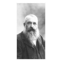 Foto de Claude Monet de Felix Nadar en 1899 Tarjeta Personal Con Foto