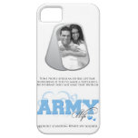 Foto de encargo de la esposa del ejército en placa iPhone 5 Case-Mate coberturas