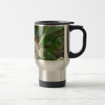 Foto de la abeja de la primavera taza